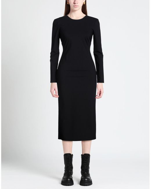Patrizia Pepe Black Midi Dress