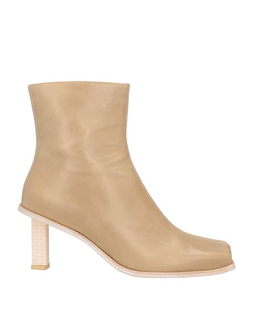 Jacquemus Natural Ankle Boots