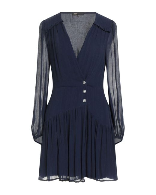Maje Blue Mini Dress