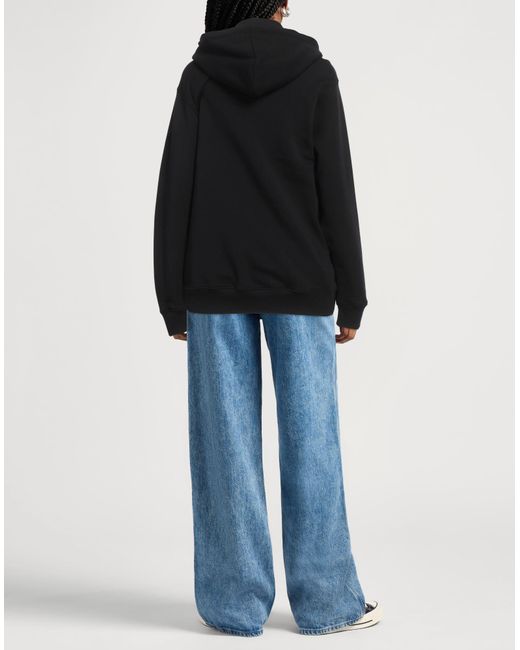 Moschino Black Couture X Smiley Sweatshirt Cotton