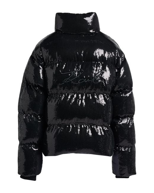 Karl Lagerfeld Black Puffer