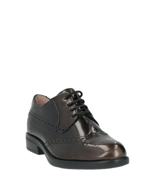 Stonefly Brown Lace-Up Shoes Leather