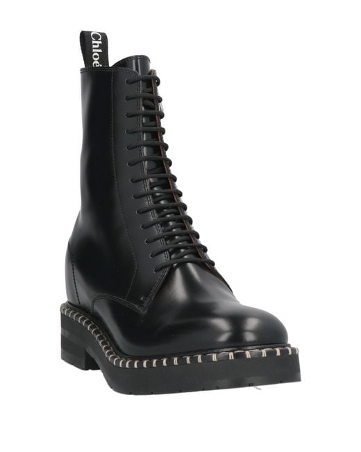 Chloé Black Ankle Boots