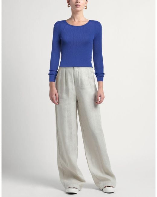 Soallure Blue Sweater Viscose, Polyamide
