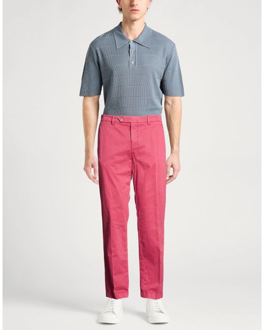 Pantalone di Hackett in Pink da Uomo