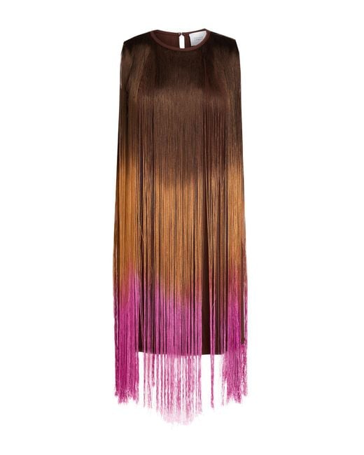 Galvan Pink Mini Dress
