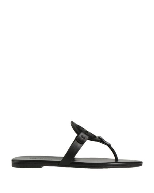 Tory Burch Black Thong Sandal