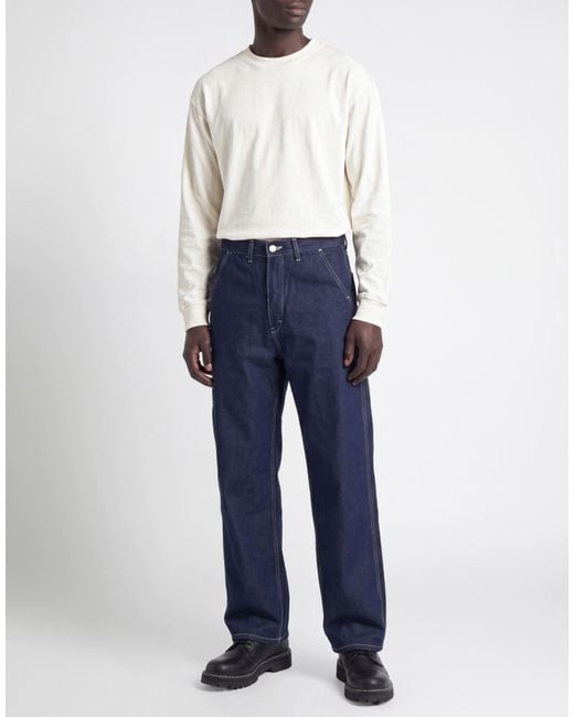 Beams Plus Blue Jeans for men