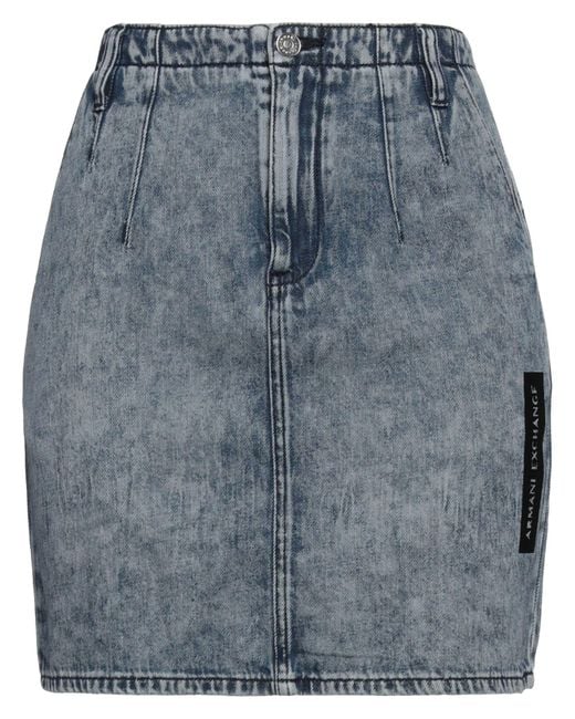 ARMANI EXCHANGE Blue Denim Skirt