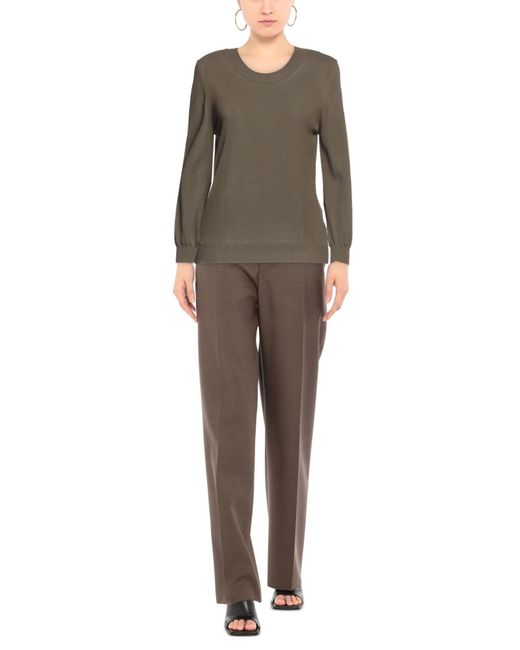 Grifoni Brown Military Sweater Cotton