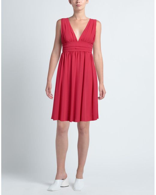 NINA 14.7 Red Midi Dress