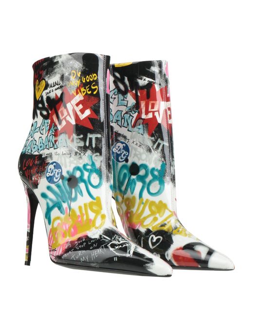 Dolce & Gabbana Blue Ankle Boots Calfskin