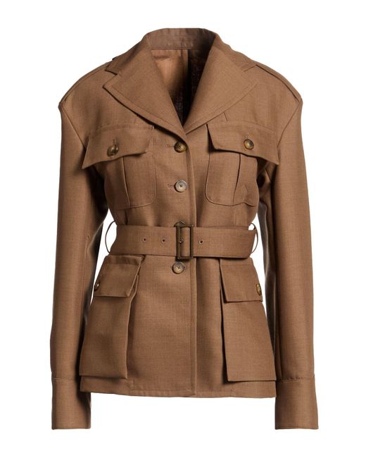 Seafarer Brown Jacket Virgin Wool, Viscose