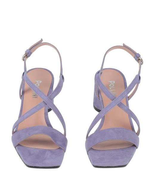 Pollini White Sandals Leather