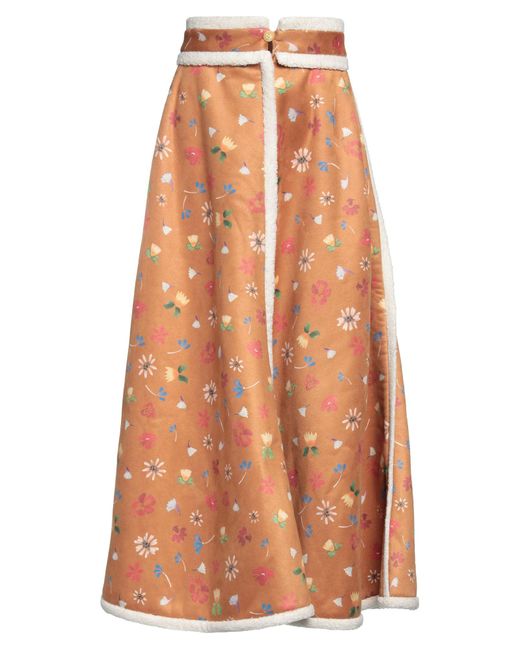 Rosie Assoulin Orange Maxi Skirt