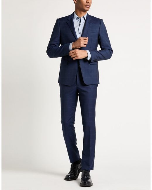 Emporio Armani Blue Suits for men