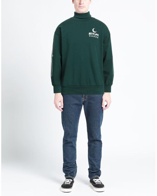 ENTERPRISE JAPAN Green Sweatshirt for men
