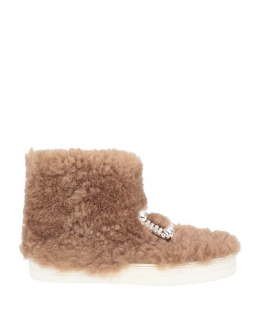 Roger Vivier Brown Ankle Boots