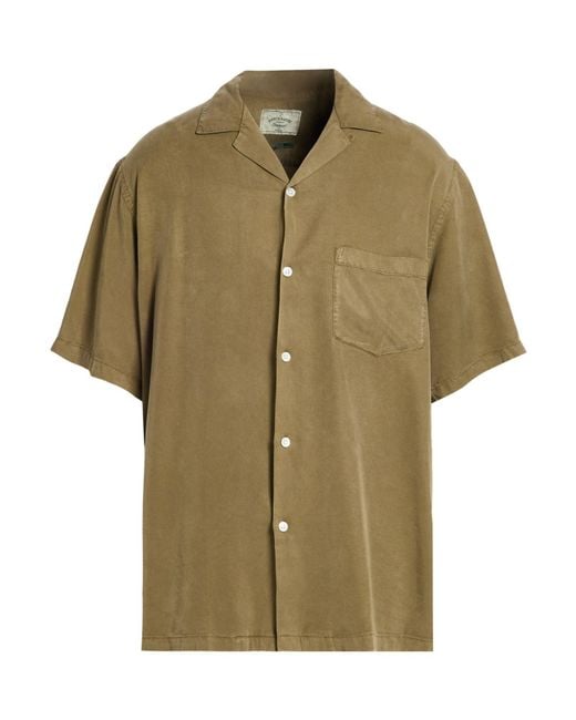 Portuguese Flannel Green Shirt for men