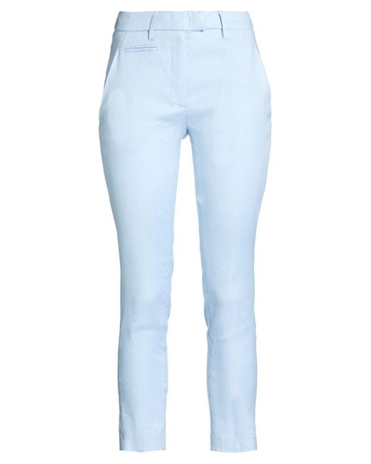 Dondup Blue Sky Pants Linen, Viscose, Elastane