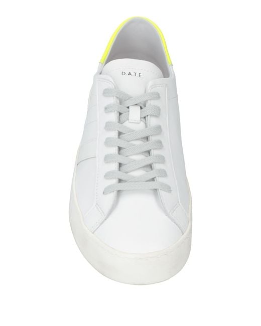 Date White Trainers for men