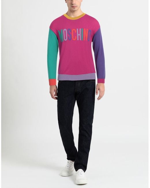 Moschino Pink Jumper for men