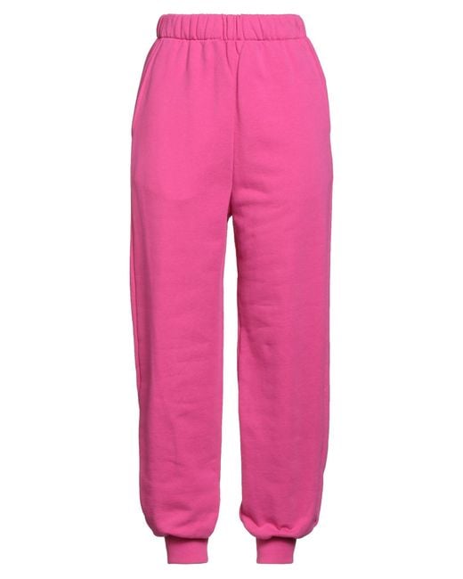 MSGM Pink Pants Cotton