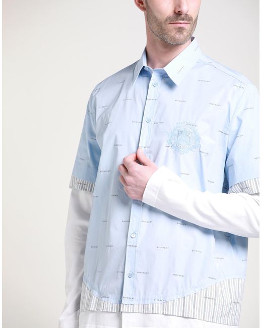 Camisa Givenchy de hombre de color Blue