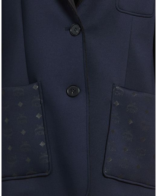 MCM Blue Blazer Polyester, Elastane