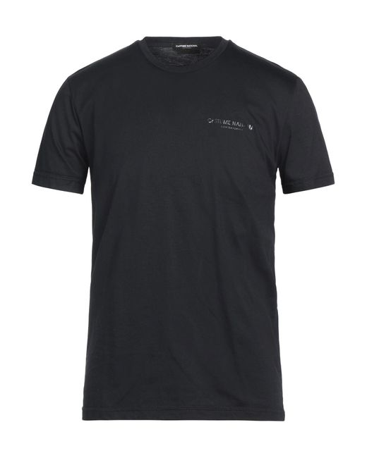 CoSTUME NATIONAL Black T-Shirt Cotton for men