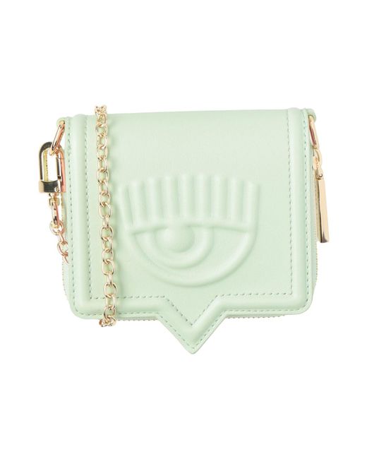 Chiara Ferragni Green Crossbody Wallet