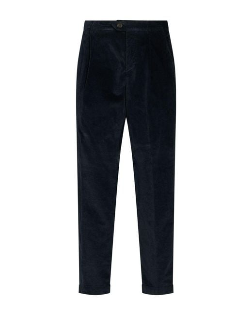 Eleventy Blue Pants Cotton, Modal, Elastane for men