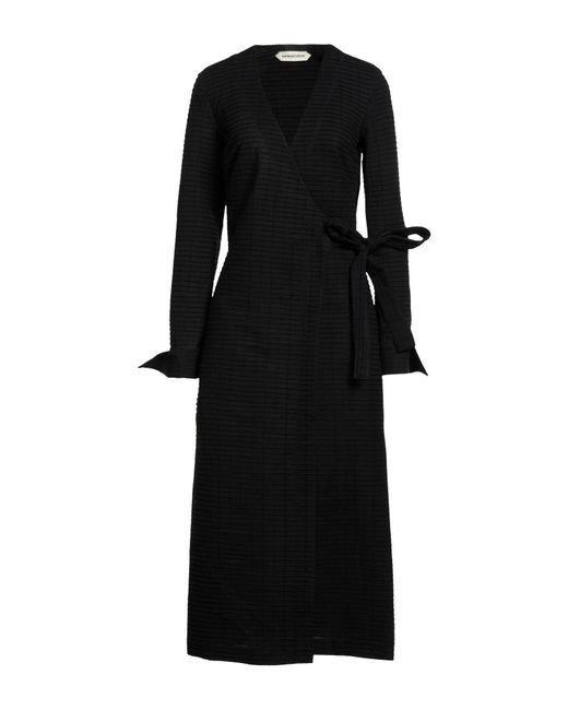 NAMACHEKO Black Maxi Dress Cotton