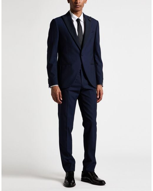 Lardini Blue Suit for men