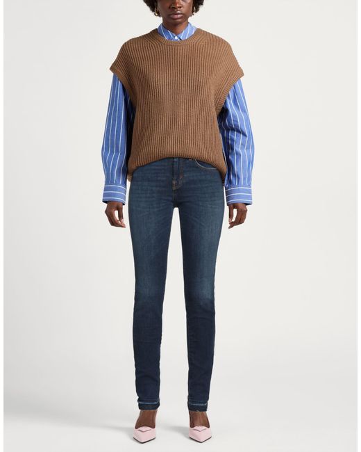 Jacob Cohen Blue Jeans Cotton, Elastomultiester, Elastane