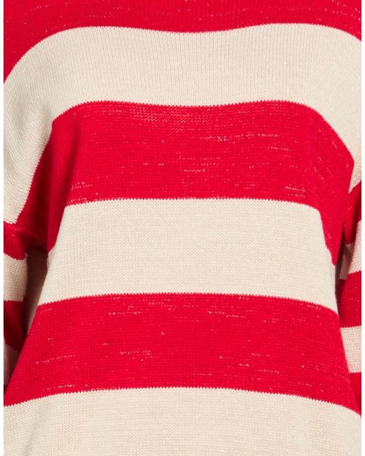Please Red N8 Sweater Polyacrylic, Cotton, Polyester