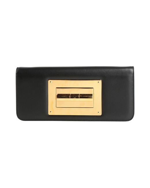 Tom Ford Black Handbag Leather, Brass, Aluminum