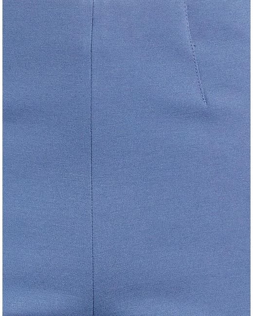 Seductive Blue Pants Viscose, Polyamide, Elastane