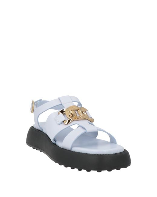 Tod's White Sandals