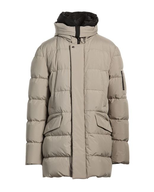 Moorer Gray Puffer Polyester for men