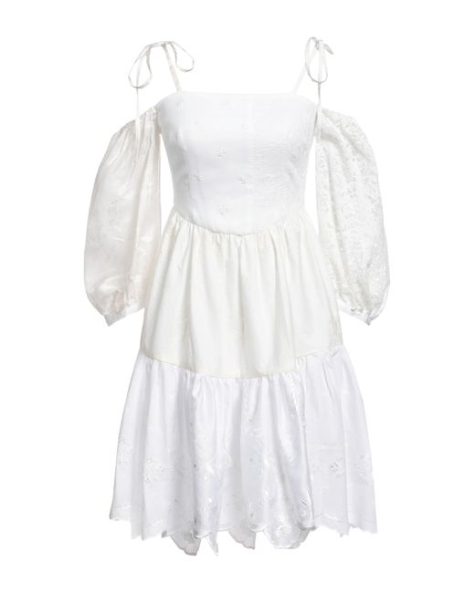 CAVIA White Mini Dress