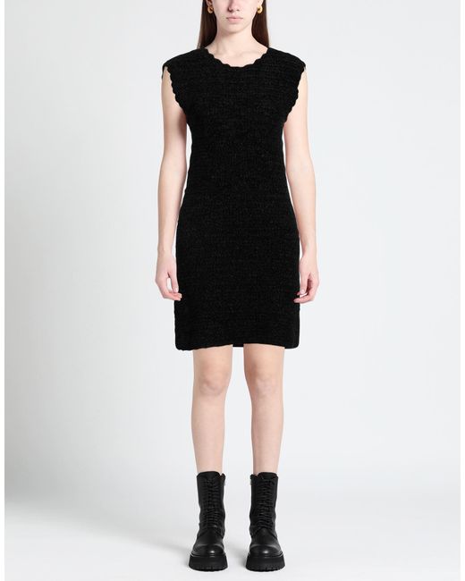 Ganni Black Mini Dress