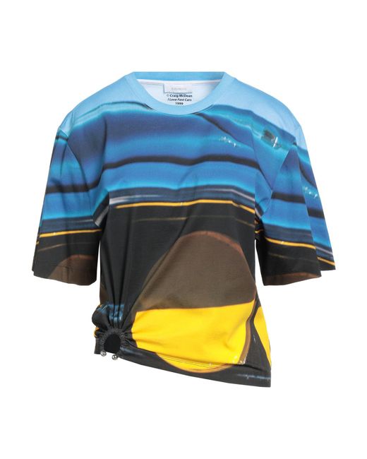 Rabanne Blue T-Shirt Cotton