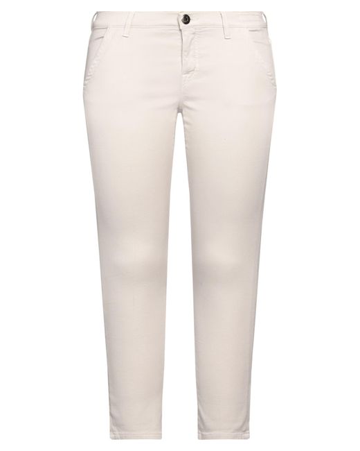 Jacob Coh?n White Light Pants Cotton, Polyester, Elastane