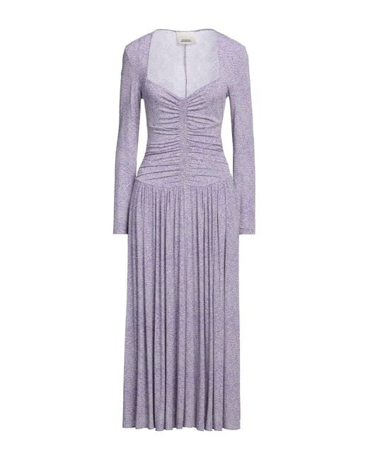 Isabel Marant Purple Midi Dress