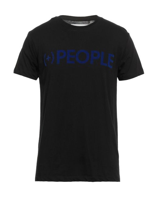 People Black T-shirt for men