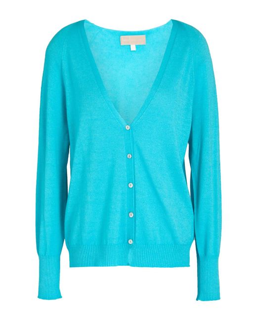 120% Lino Blue Strickjacke