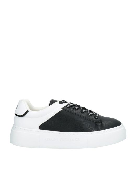 ARMANI EXCHANGE Black Trainers