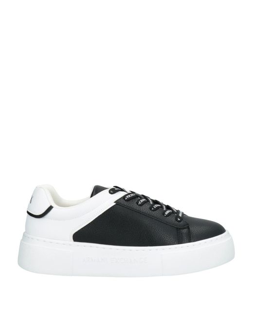 ARMANI EXCHANGE Black Sneakers