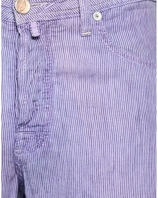 Jacob Coh?n Purple Pants Linen for men